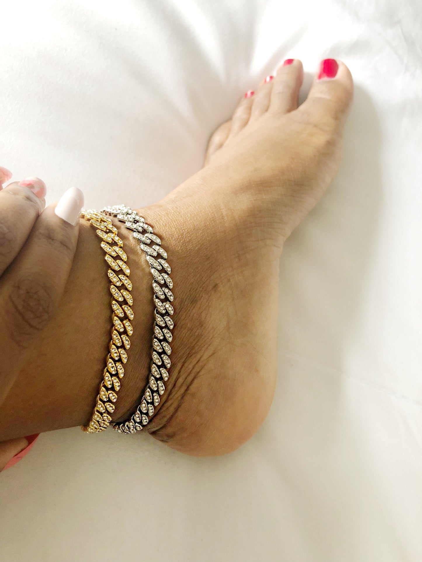 Radiant 8mm Cuban Anklet